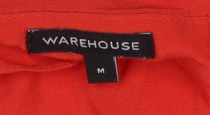 Warehouse Women Red Camisole, Sleeveless Tank, M, Casual