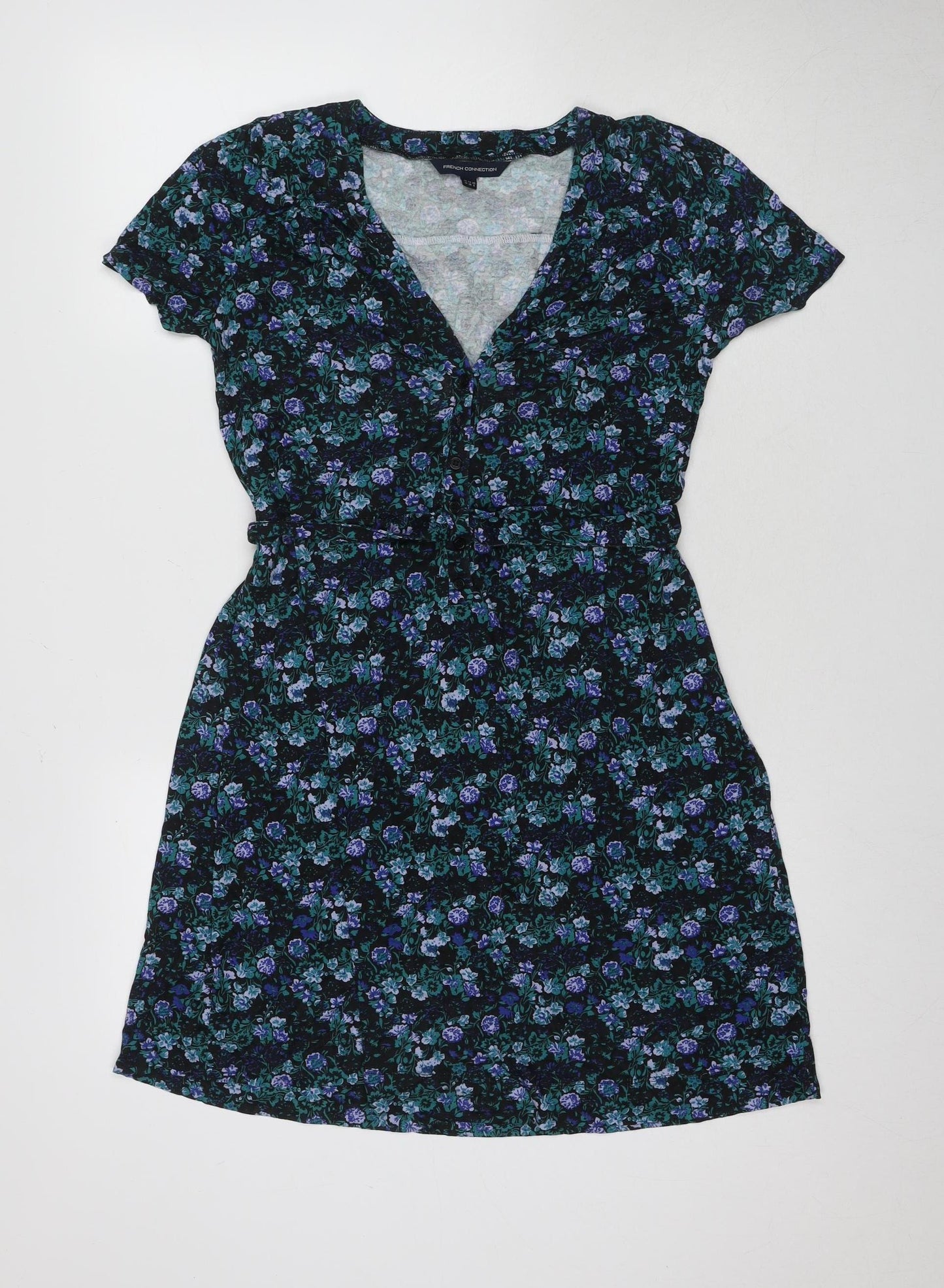 French Connection Floral Women's Dress Size 6 A-Line