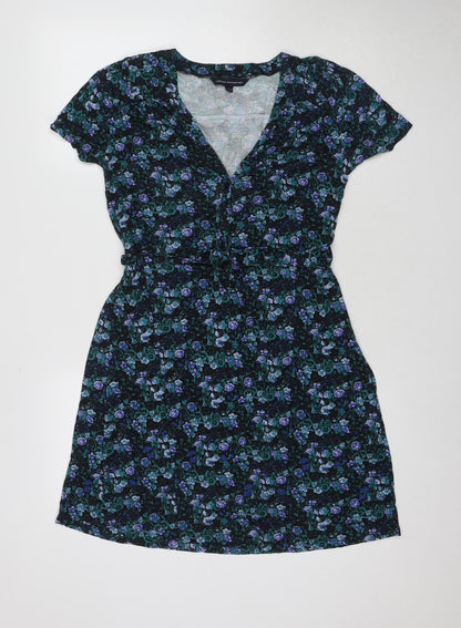 French Connection Floral Women's Dress Size 6 A-Line