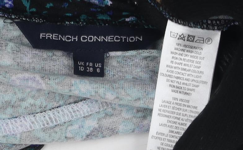 French Connection Floral Women's Dress Size 6 A-Line