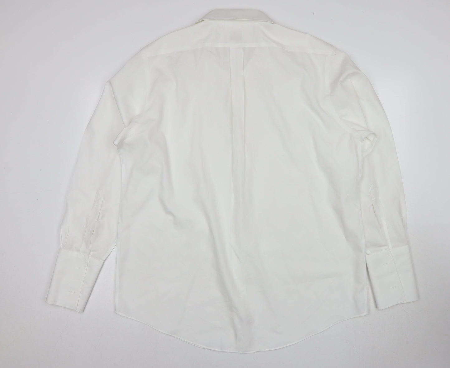 Mens UK Collar Size XL Brooks Brothers Smart White  Dress Shirt
