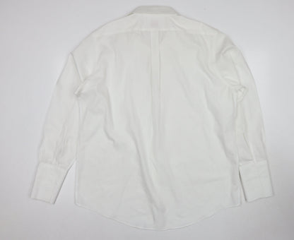 Mens UK Collar Size XL Brooks Brothers Smart White  Dress Shirt