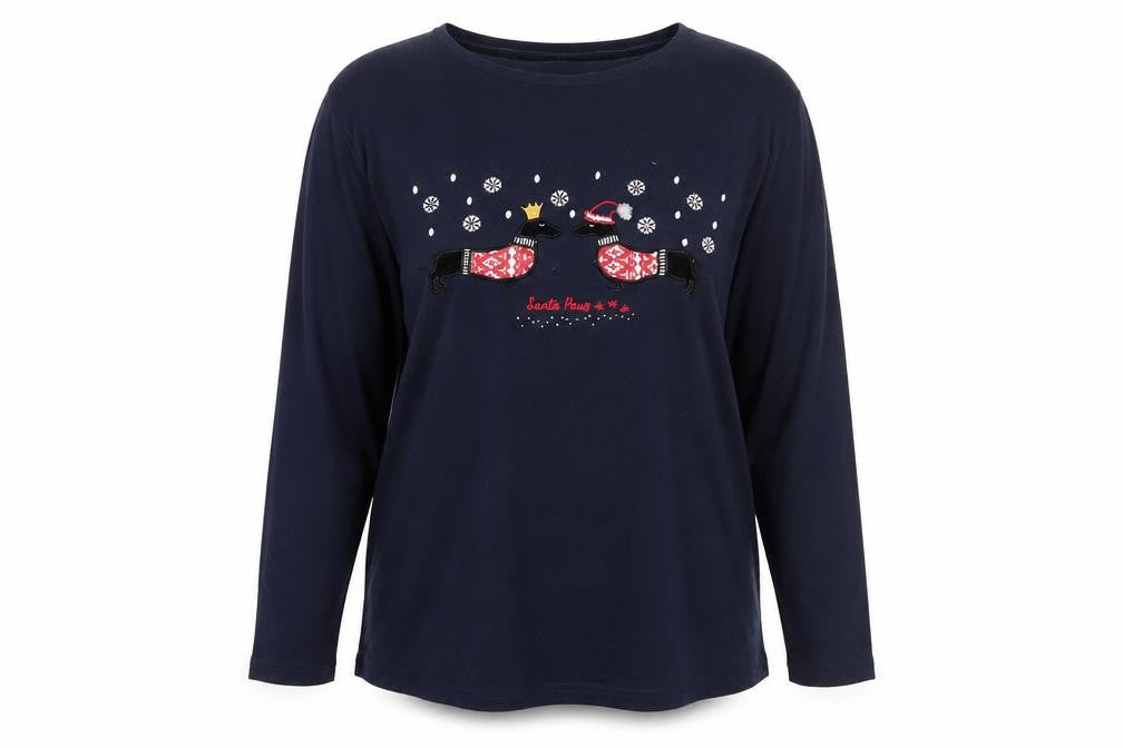 Womens UK Size M ISLE Blue  T-Shirt