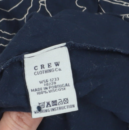 Crew Clothing Co. Women's Blue A-Line Dress Size 12