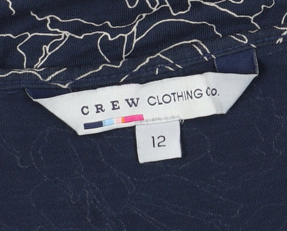 Crew Clothing Co. Women's Blue A-Line Dress Size 12