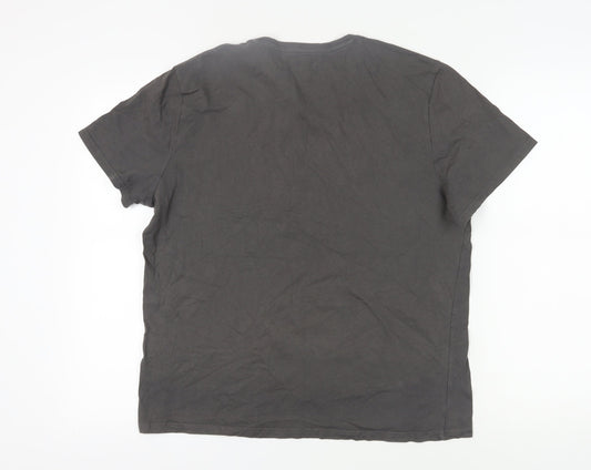Mens UK Size L Disney Grey  T-Shirt