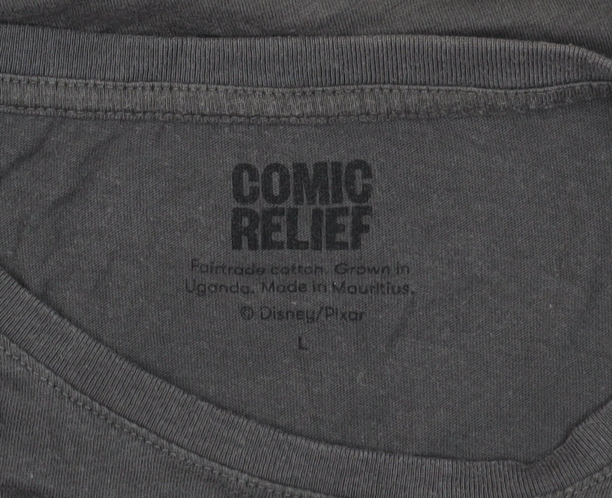 Mens UK Size L Disney Grey  T-Shirt