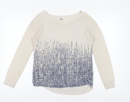 Womens UK Size S Maison de Nimes Ivory Pullover Jumper
