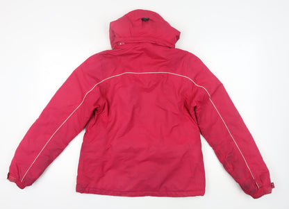 Womens UK Size L Trespass Red Puffer Jacket