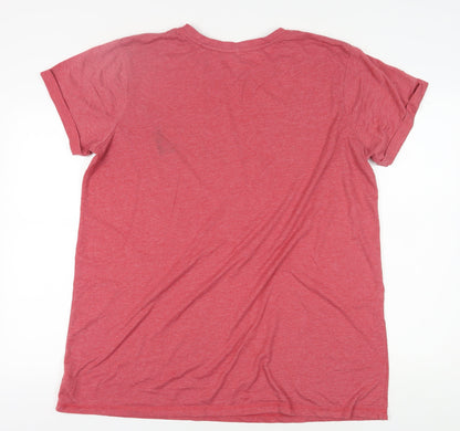 Unisex Adults UK Size 14 Friends Red Basic T-Shirt