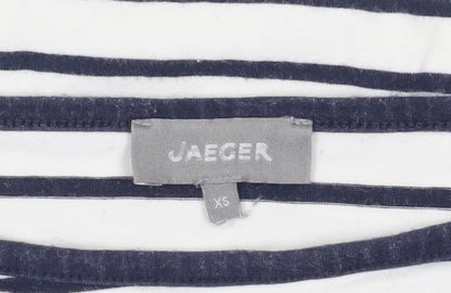 Jaeger Women's Striped Shift Dress XS Casual