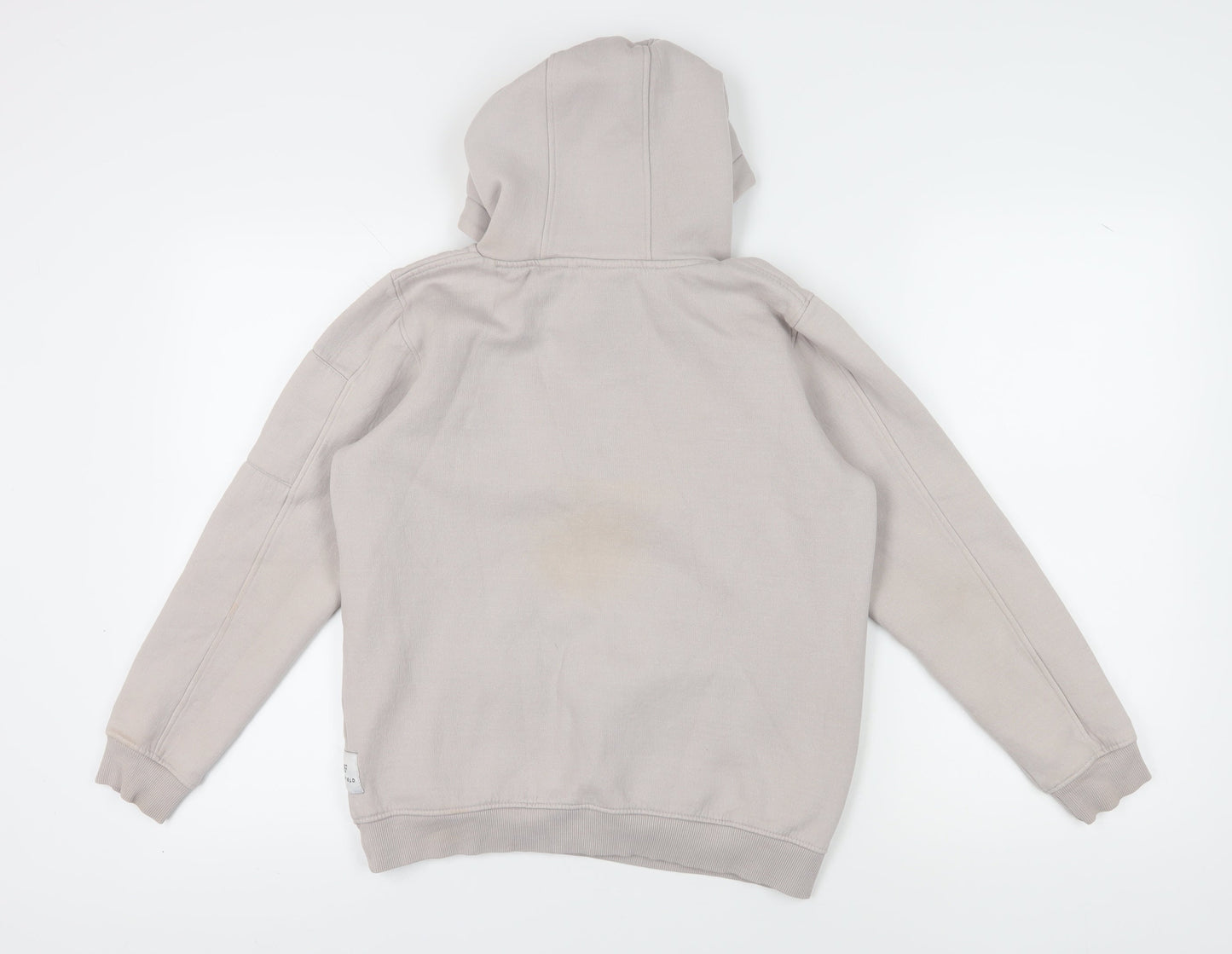 Holyfield Boys Beige Pullover Hoodie, Size M, Casual Comfort