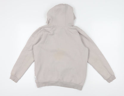 Holyfield Boys Beige Pullover Hoodie, Size M, Casual Comfort