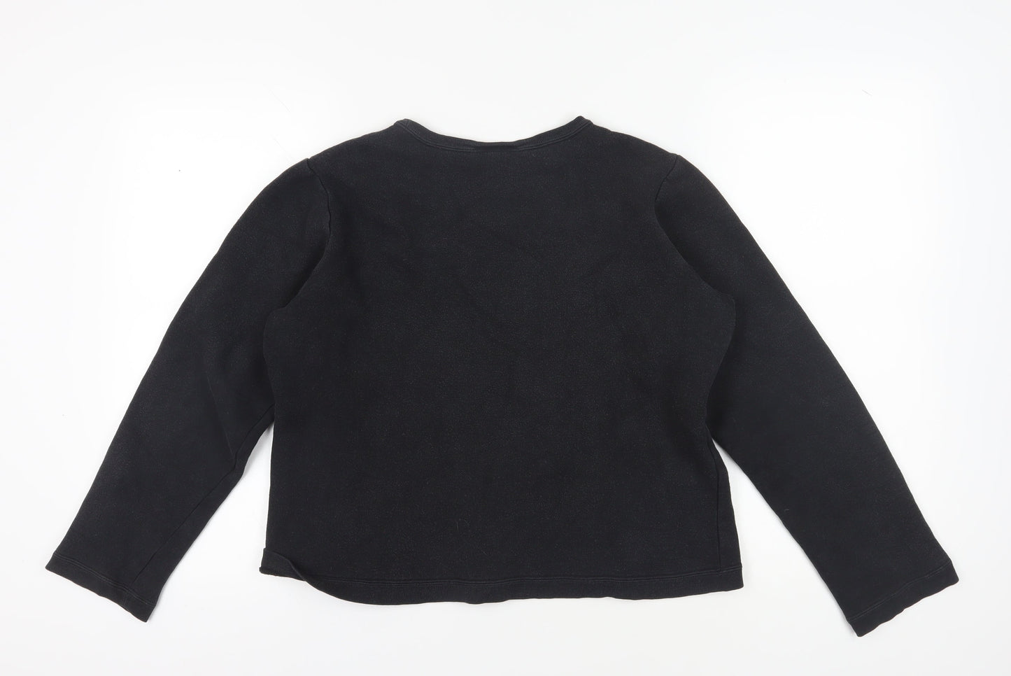 DKNY Women's Black Pullover Sweatshirt M