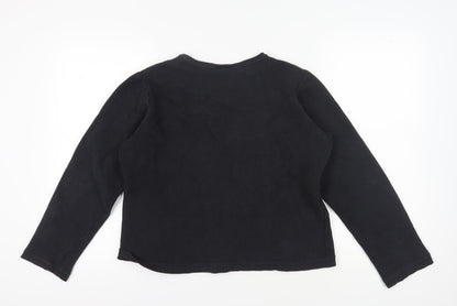 DKNY Women's Black Pullover Sweatshirt M