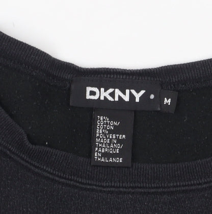 DKNY Women's Black Pullover Sweatshirt M