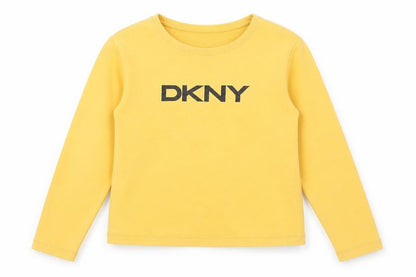 Womens UK Size S DKNY Yellow Pullover Sweatshirt