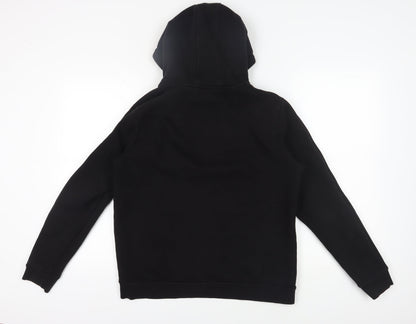 Jameson Carter Black Pullover Hoodie Unisex L