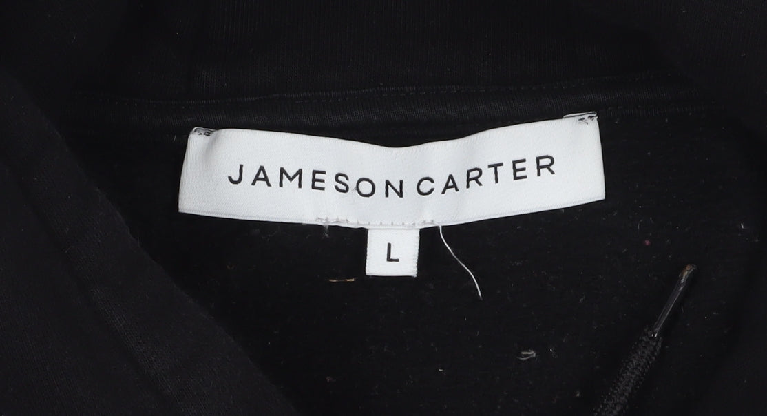 Jameson Carter Black Pullover Hoodie Unisex L