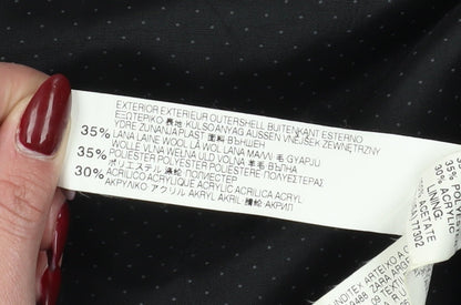 Zara Basic Grey Wool Blend Unisex Waistcoat M with Zip Pockets