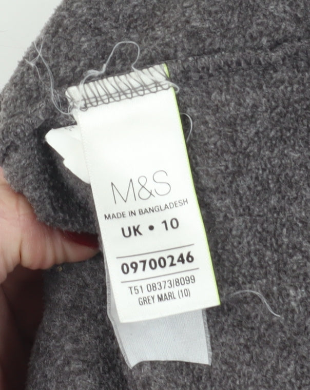 Womens UK Size 10 Marks and Spencer Grey Basic Jacket