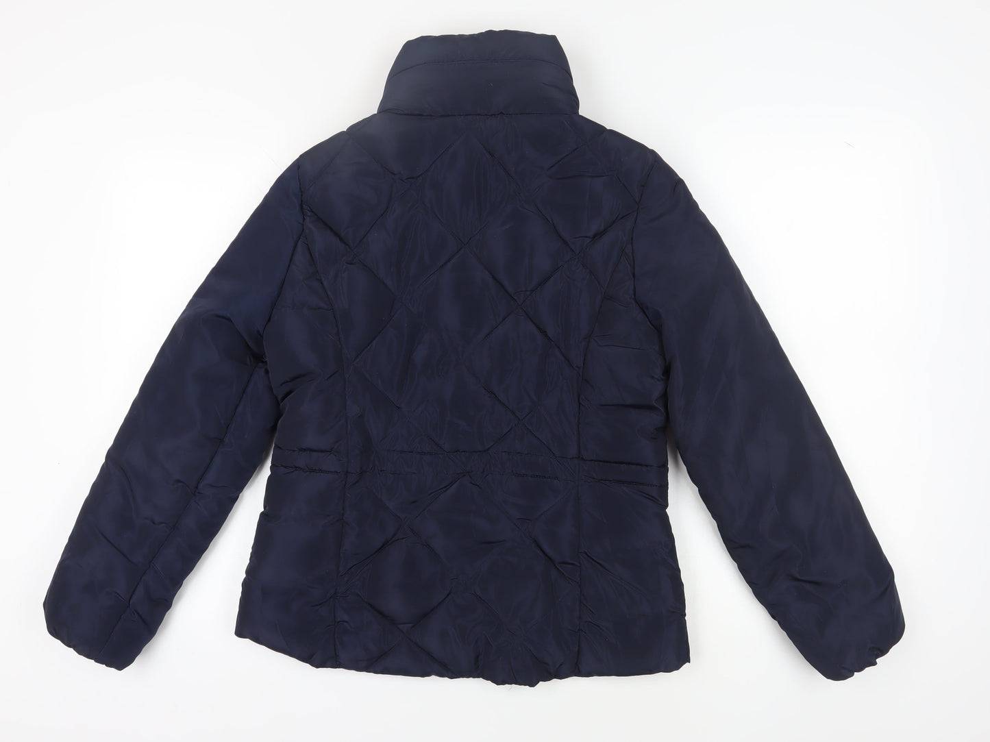Womens UK Size 10 Marks and Spencer Blue Puffer Jacket