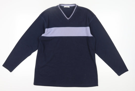 Mens UK Size M Marks and Spencer Blue Pullover Sweatshirt
