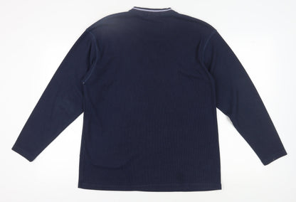 Mens UK Size M Marks and Spencer Blue Pullover Sweatshirt