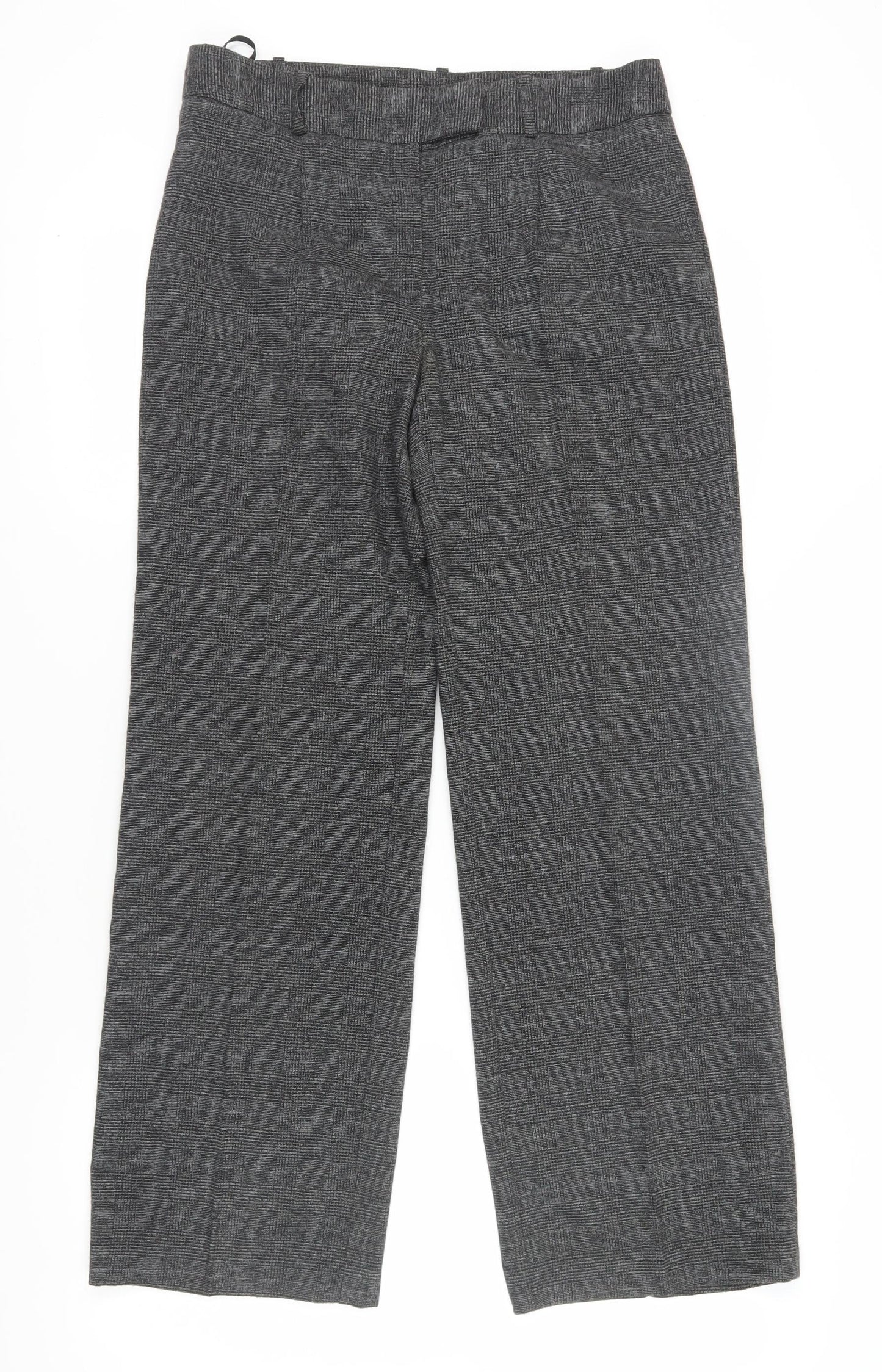 Womens UK Size 12 NEXT Regular Fit Dress Pants Grey Trousers