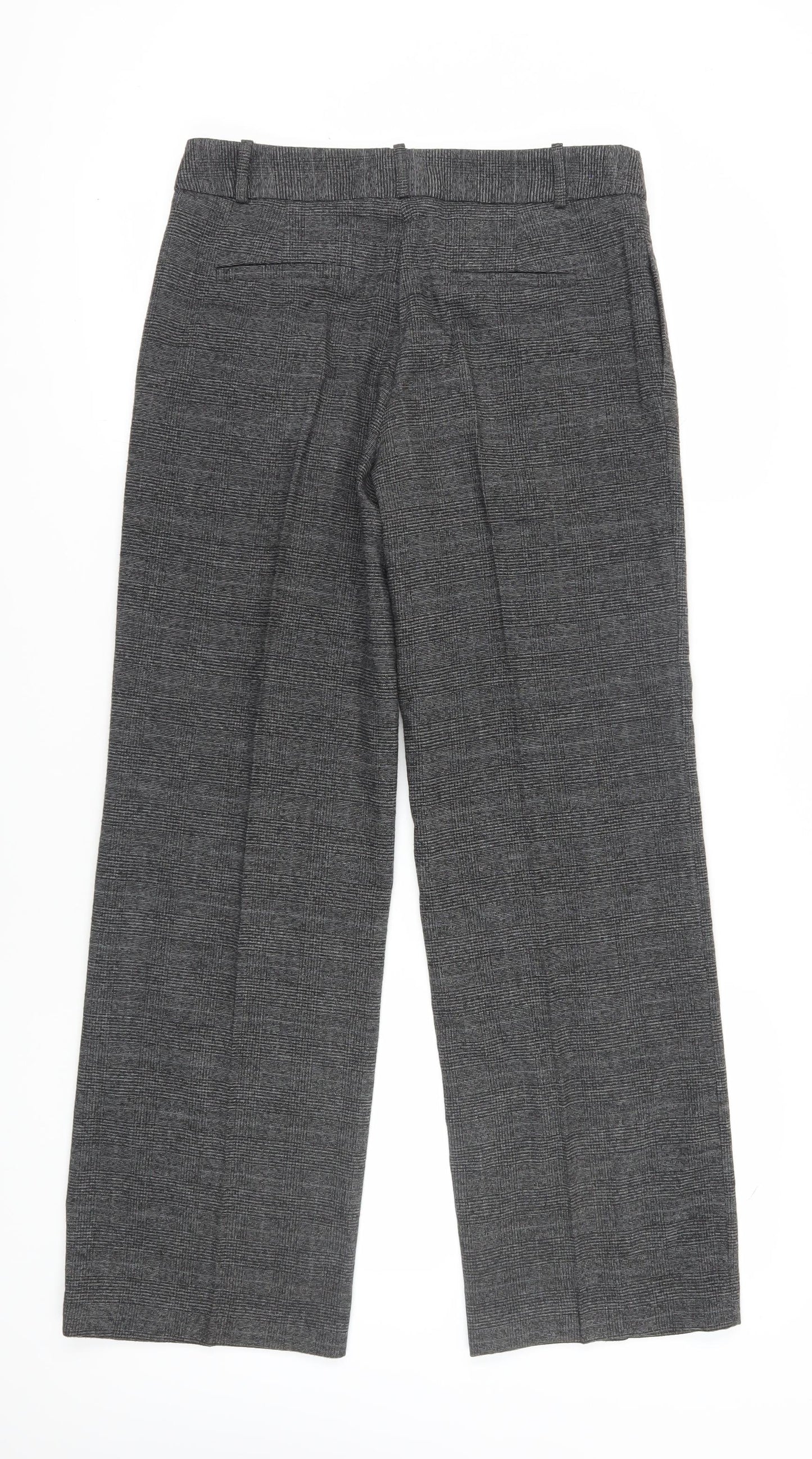 Womens UK Size 12 NEXT Regular Fit Dress Pants Grey Trousers