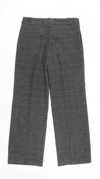 Womens UK Size 12 NEXT Regular Fit Dress Pants Grey Trousers