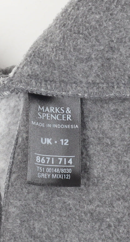 Womens UK Size 12 Marks and Spencer Grey Basic Jacket