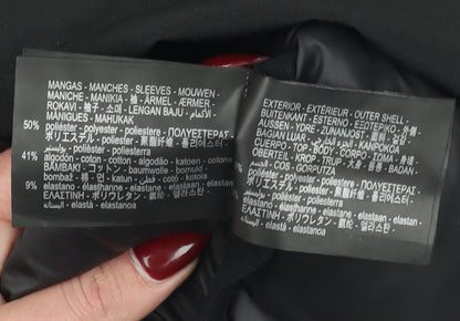 Zara Men’s Black Bomber Jacket, Size M, Casual Style