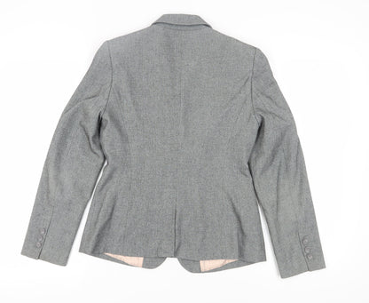 Next Women's Grey Regular Fit Suit Jacket, Size 12