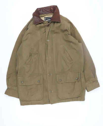 Mens UK Size S LodeStone Brown Military Jacket
