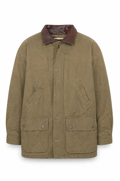 Mens UK Size S LodeStone Brown Military Jacket