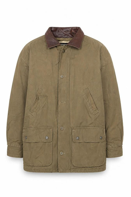 Mens UK Size S LodeStone Brown Military Jacket