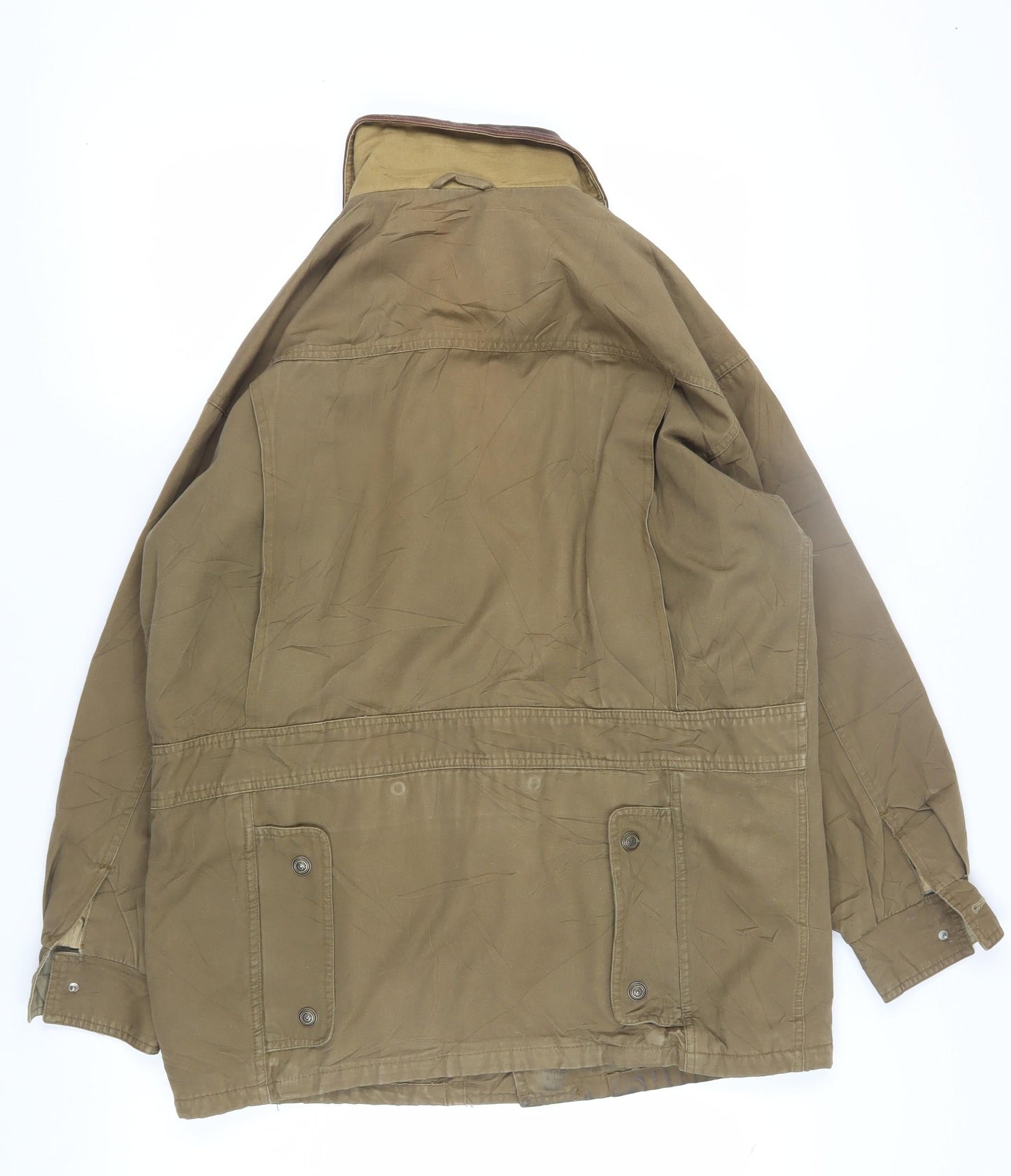 Mens UK Size S LodeStone Brown Military Jacket