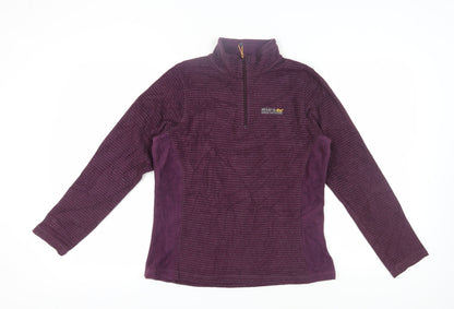 Regatta Women's Purple Fleece Pullover Sweatshirt Size 10