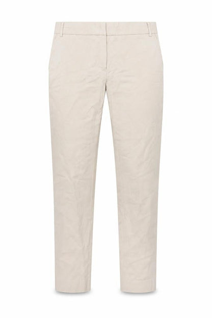 Front view of Mango Beige Chino Trousers, size 12, unisex
