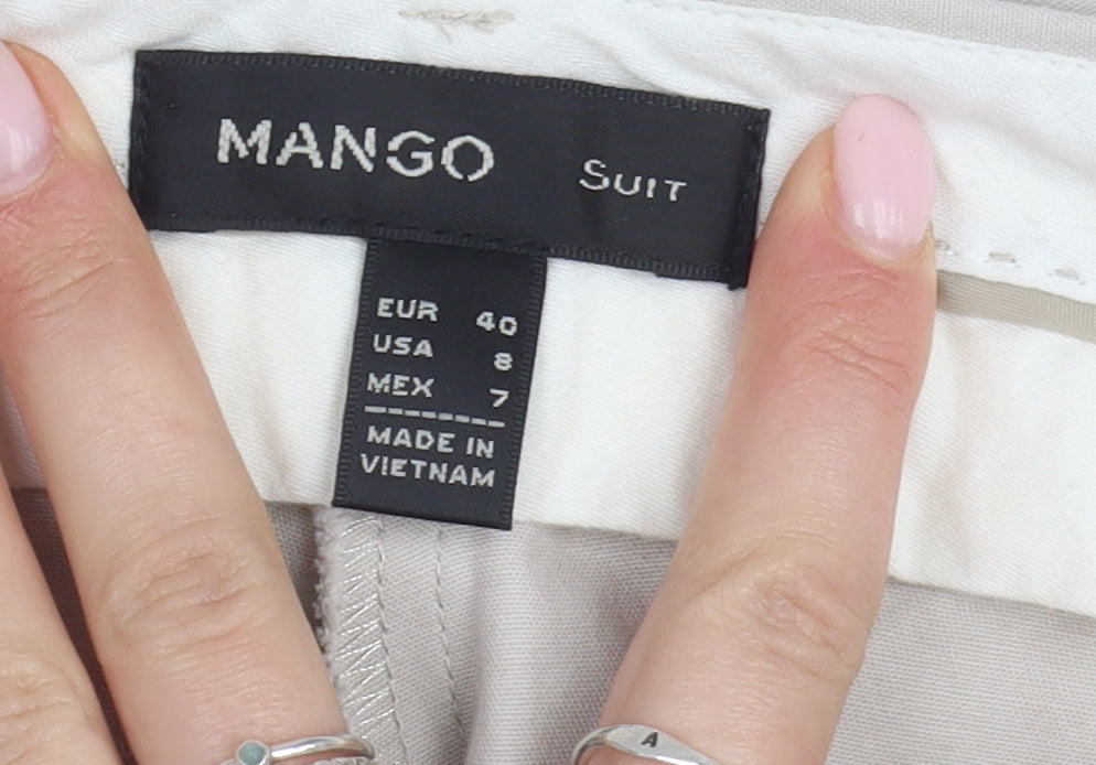 Mango Beige Chino Trousers, Size 12, Unisex