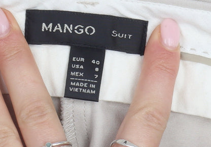 Mango Beige Chino Trousers, Size 12, Unisex