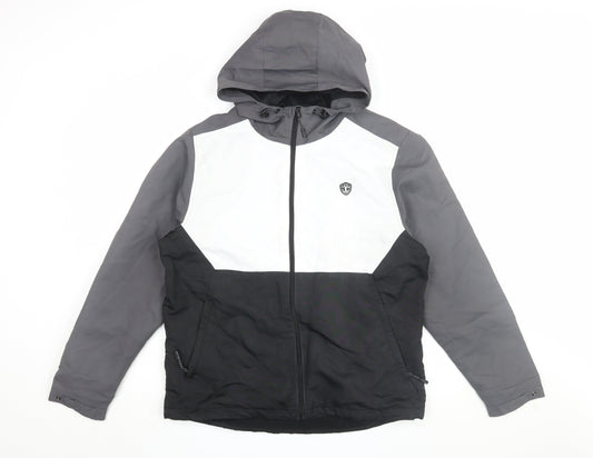 Mens UK Size M NEXT Multicoloured Windbreaker Coat