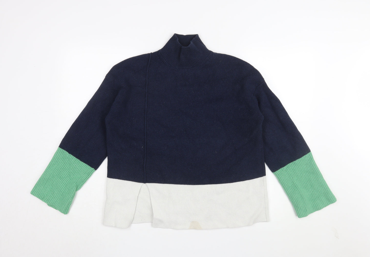 Womens UK Size M Marks and Spencer Blue Pullover Jumper