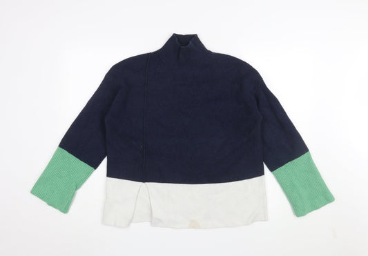 Womens UK Size M Marks and Spencer Blue Pullover Jumper