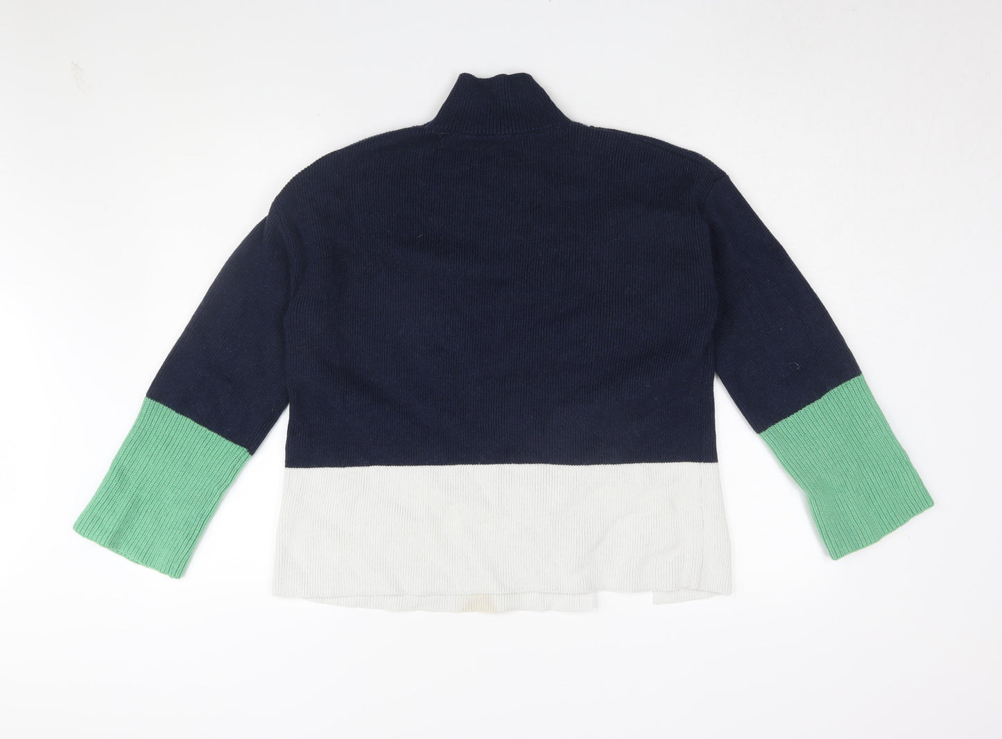 Womens UK Size M Marks and Spencer Blue Pullover Jumper