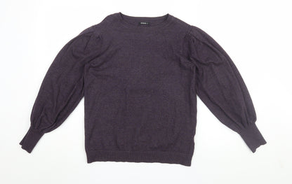 Womens UK Size 12 Roman Purple Pullover Jumper