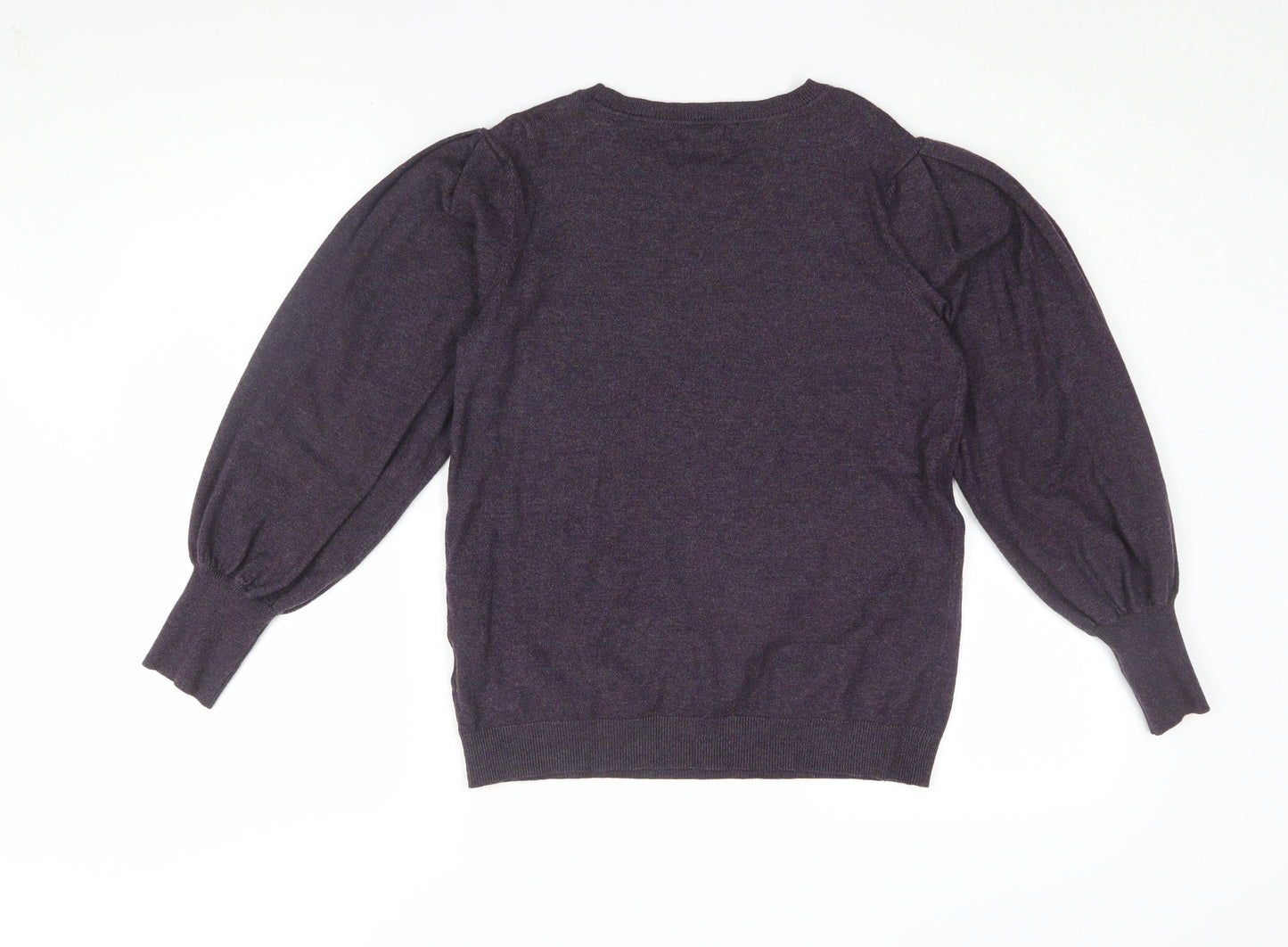 Womens UK Size 12 Roman Purple Pullover Jumper