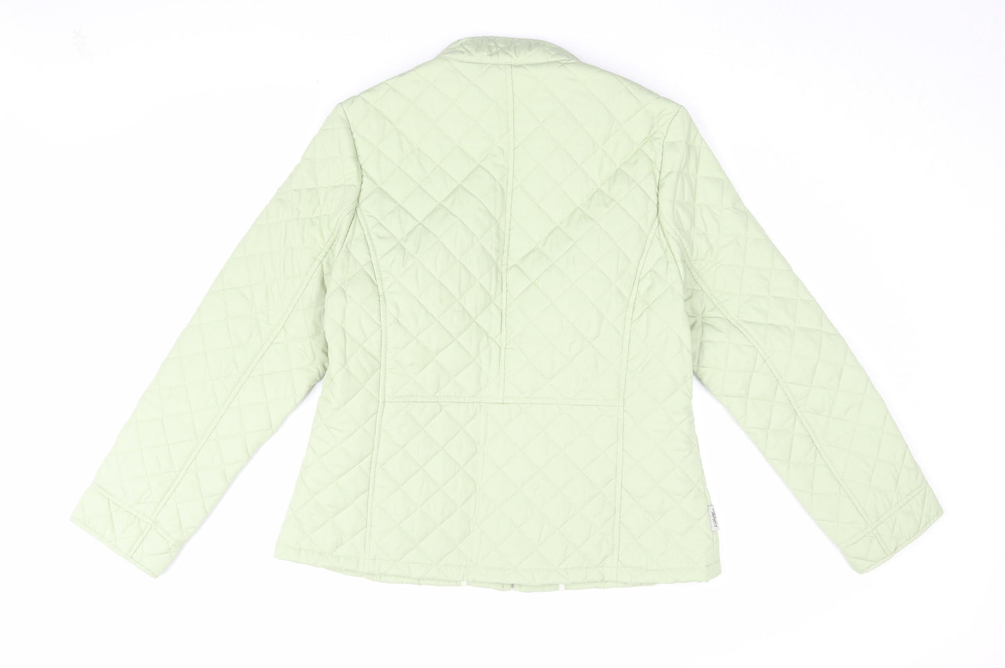 Womens UK Size S Tayberry Green Quilted Coat