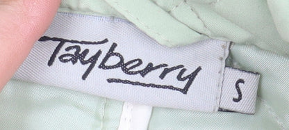 Womens UK Size S Tayberry Green Quilted Coat